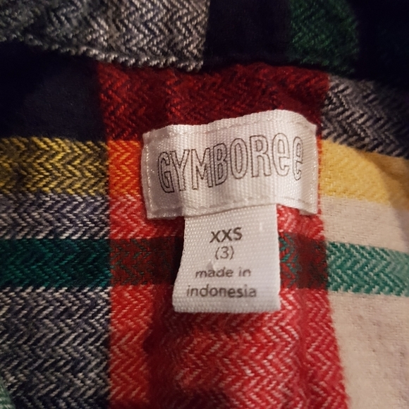 Gymboree boys size 3 shirt flannel plaid shirt - Picture 4 of 4